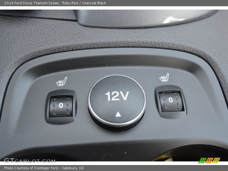 Ruby Red / Charcoal Black 2014 Ford Focus Titanium Sedan