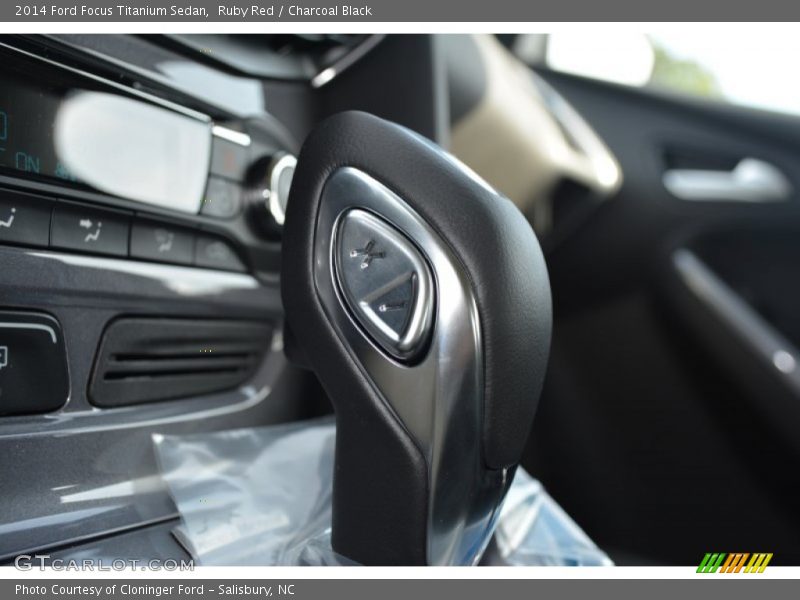 Ruby Red / Charcoal Black 2014 Ford Focus Titanium Sedan