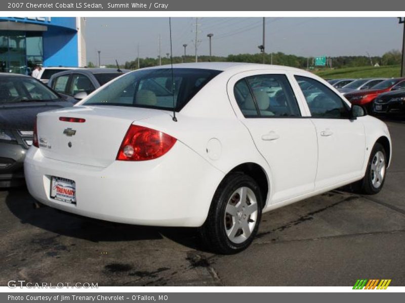 Summit White / Gray 2007 Chevrolet Cobalt LS Sedan
