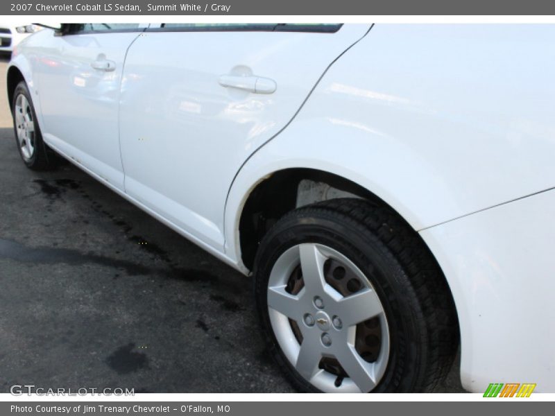 Summit White / Gray 2007 Chevrolet Cobalt LS Sedan