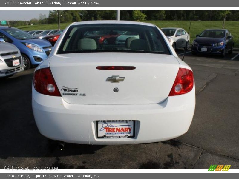 Summit White / Gray 2007 Chevrolet Cobalt LS Sedan