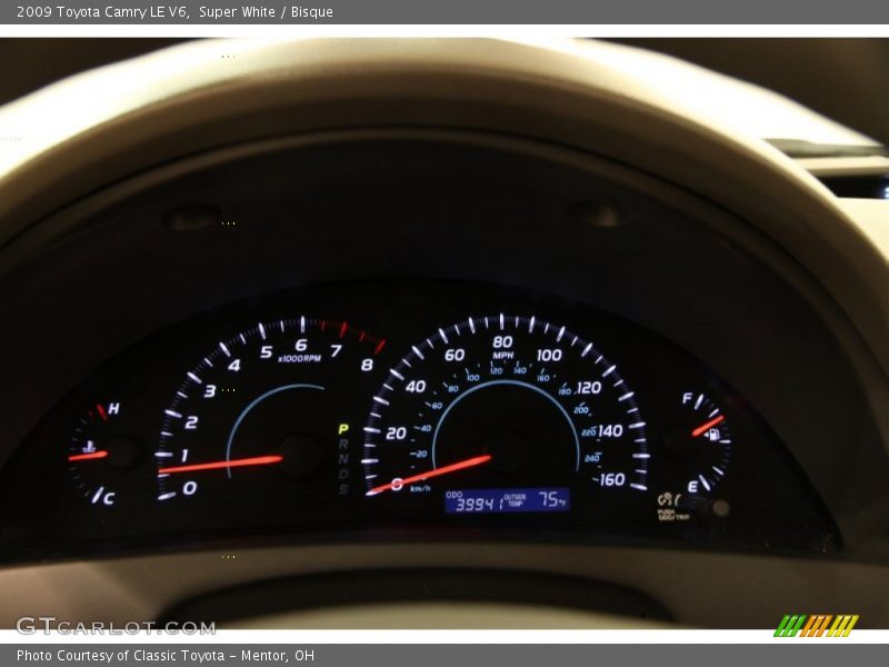  2009 Camry LE V6 LE V6 Gauges