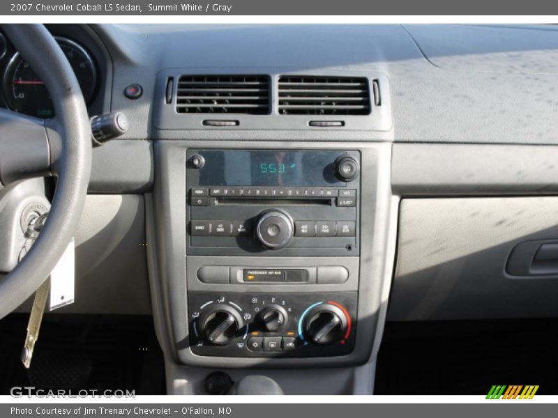 Summit White / Gray 2007 Chevrolet Cobalt LS Sedan