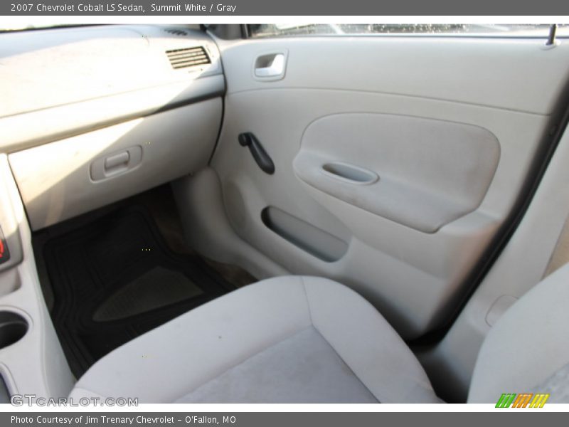 Summit White / Gray 2007 Chevrolet Cobalt LS Sedan