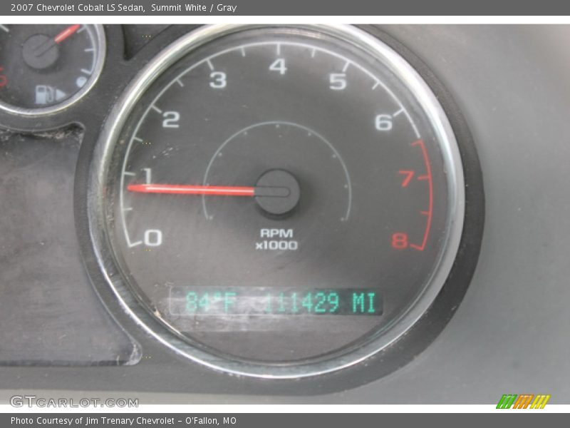 Summit White / Gray 2007 Chevrolet Cobalt LS Sedan