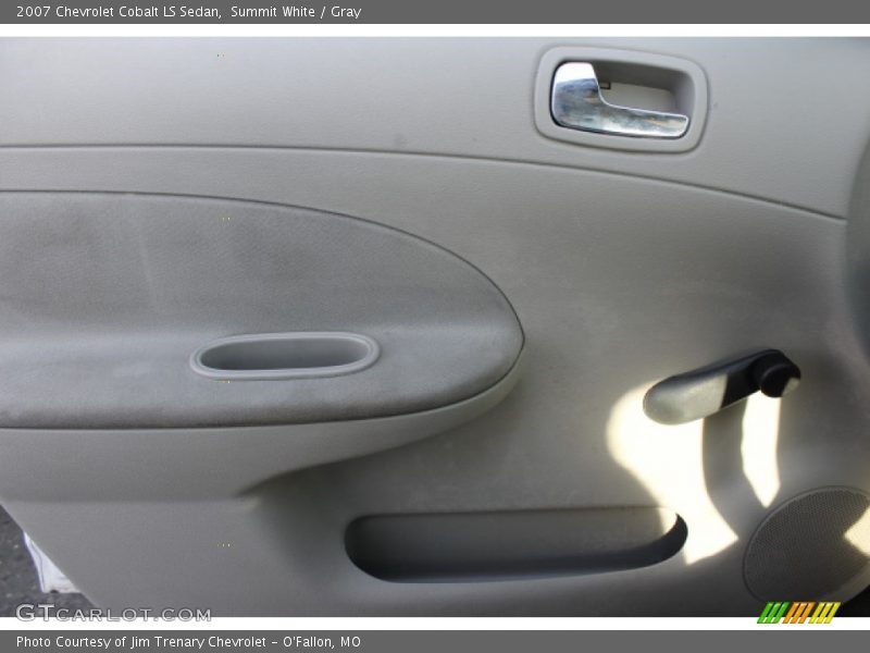 Summit White / Gray 2007 Chevrolet Cobalt LS Sedan