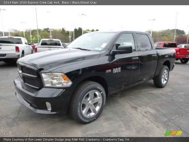 Black / Black/Diesel Gray 2014 Ram 1500 Express Crew Cab 4x4