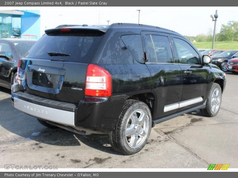 Black / Pastel Slate Gray 2007 Jeep Compass Limited 4x4