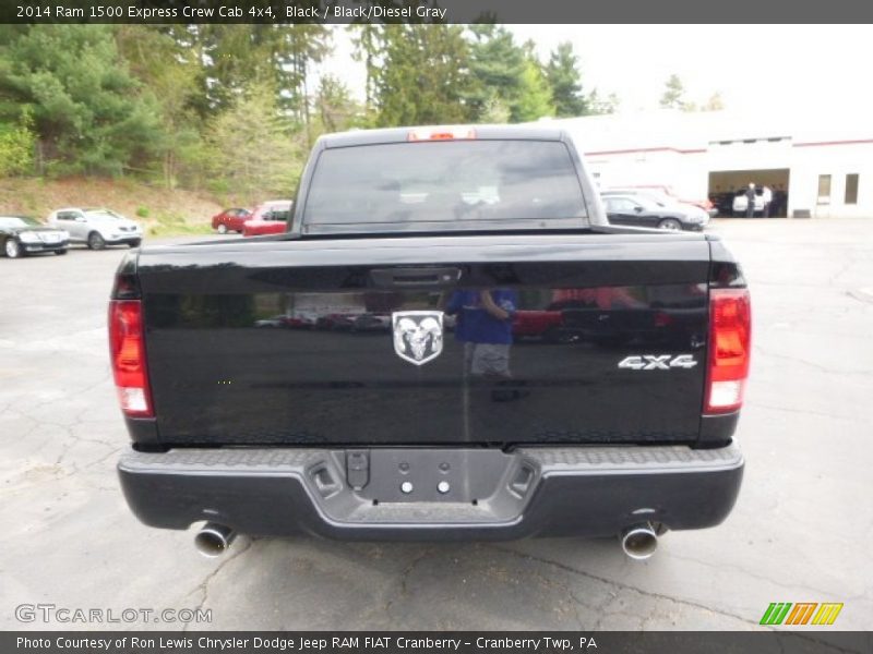 Black / Black/Diesel Gray 2014 Ram 1500 Express Crew Cab 4x4