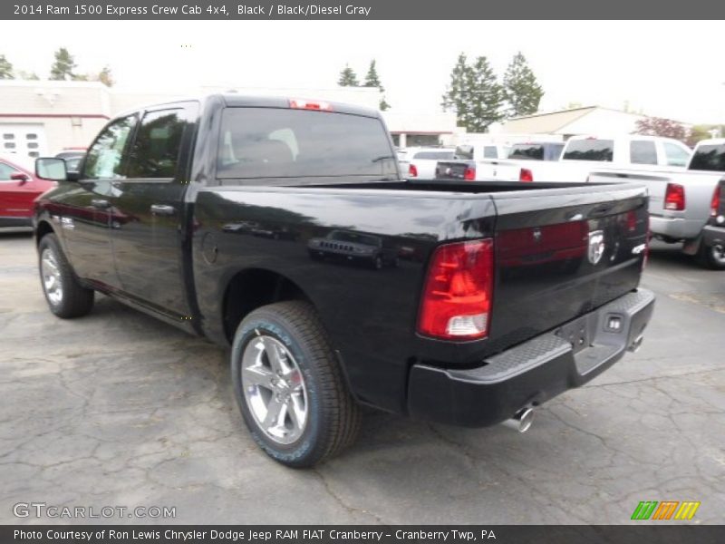 Black / Black/Diesel Gray 2014 Ram 1500 Express Crew Cab 4x4