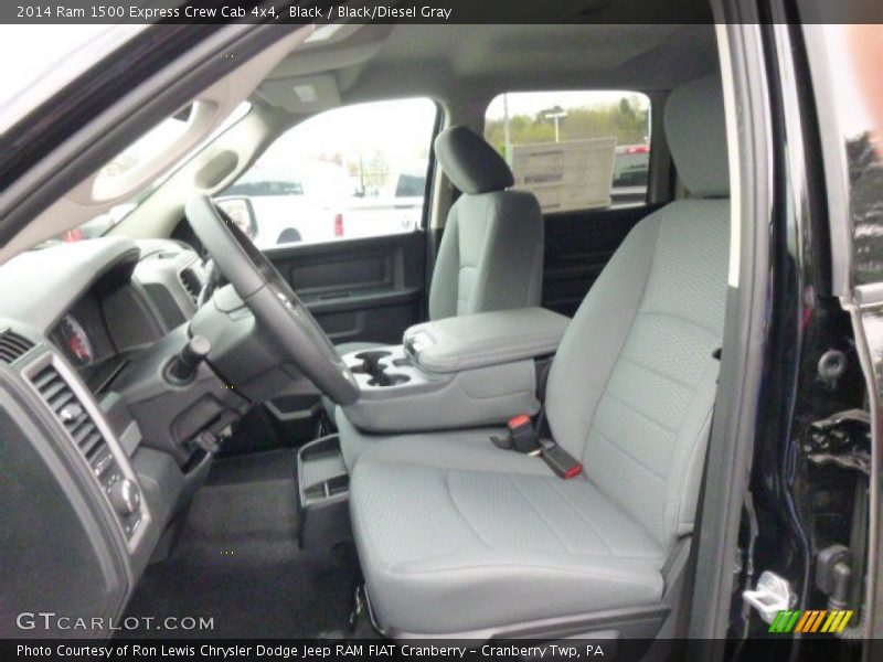 Black / Black/Diesel Gray 2014 Ram 1500 Express Crew Cab 4x4