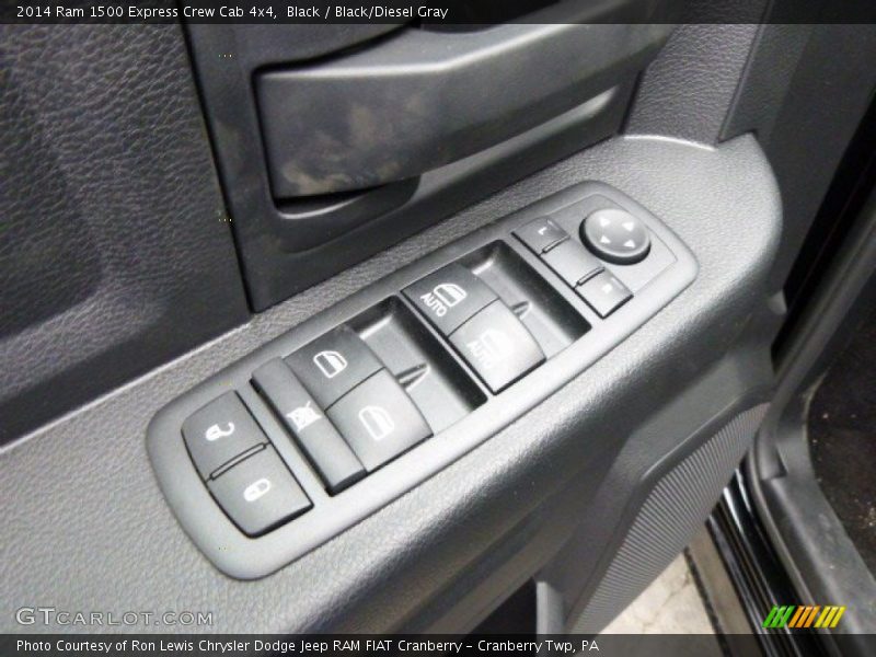 Black / Black/Diesel Gray 2014 Ram 1500 Express Crew Cab 4x4