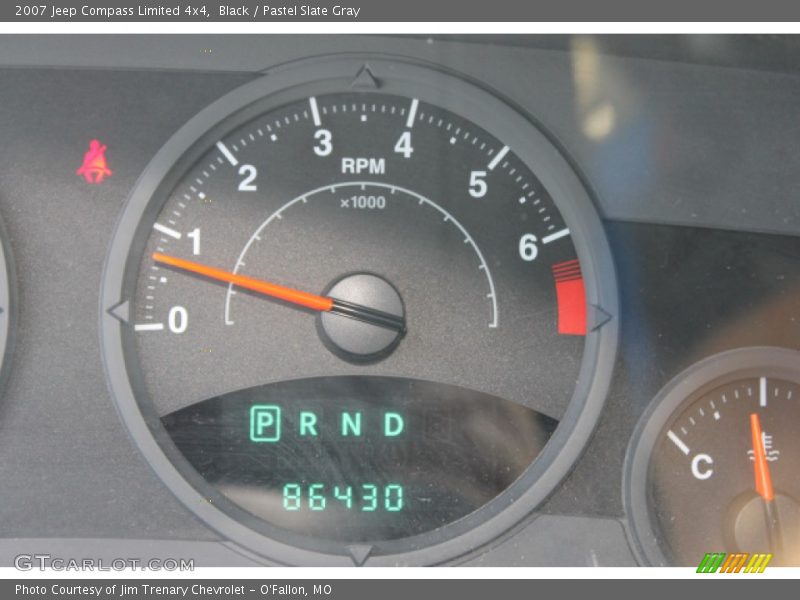 Black / Pastel Slate Gray 2007 Jeep Compass Limited 4x4
