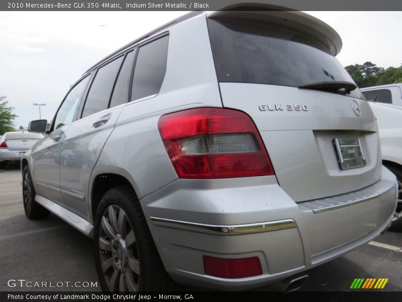 Iridium Silver Metallic / Black 2010 Mercedes-Benz GLK 350 4Matic