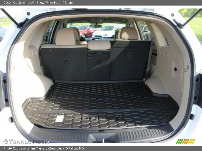 Snow White Pearl / Beige 2014 Kia Sorento LX