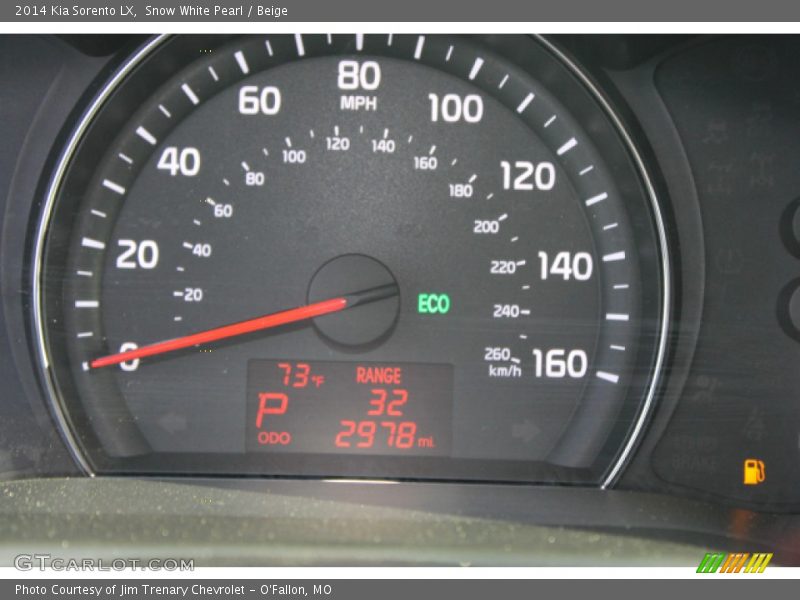 Snow White Pearl / Beige 2014 Kia Sorento LX