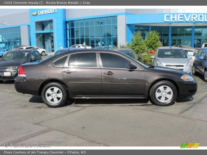 Mocha Bronze Metallic / Gray 2009 Chevrolet Impala LT