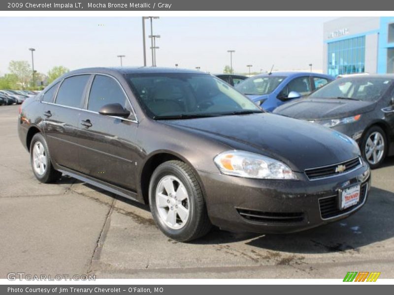 Mocha Bronze Metallic / Gray 2009 Chevrolet Impala LT