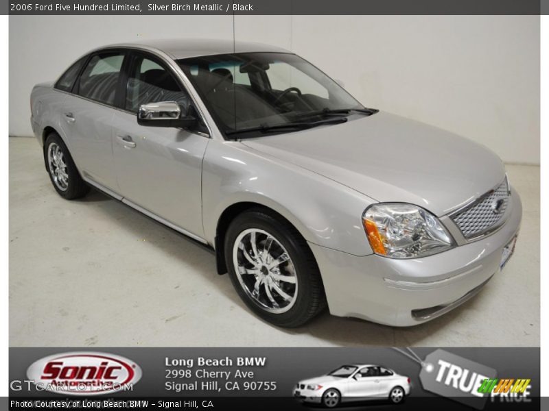 Silver Birch Metallic / Black 2006 Ford Five Hundred Limited