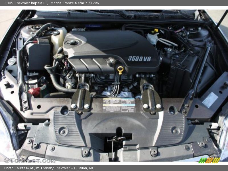 Mocha Bronze Metallic / Gray 2009 Chevrolet Impala LT