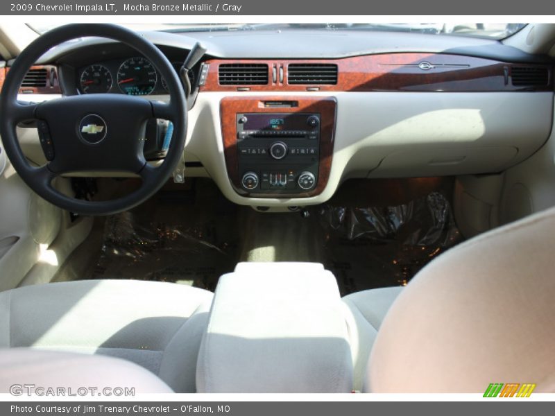 Mocha Bronze Metallic / Gray 2009 Chevrolet Impala LT