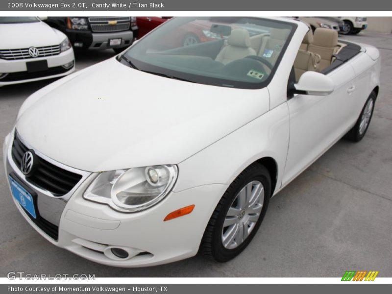Candy White / Titan Black 2008 Volkswagen Eos 2.0T