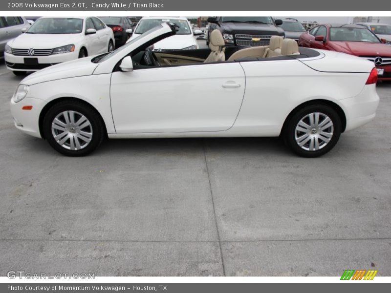 Candy White / Titan Black 2008 Volkswagen Eos 2.0T