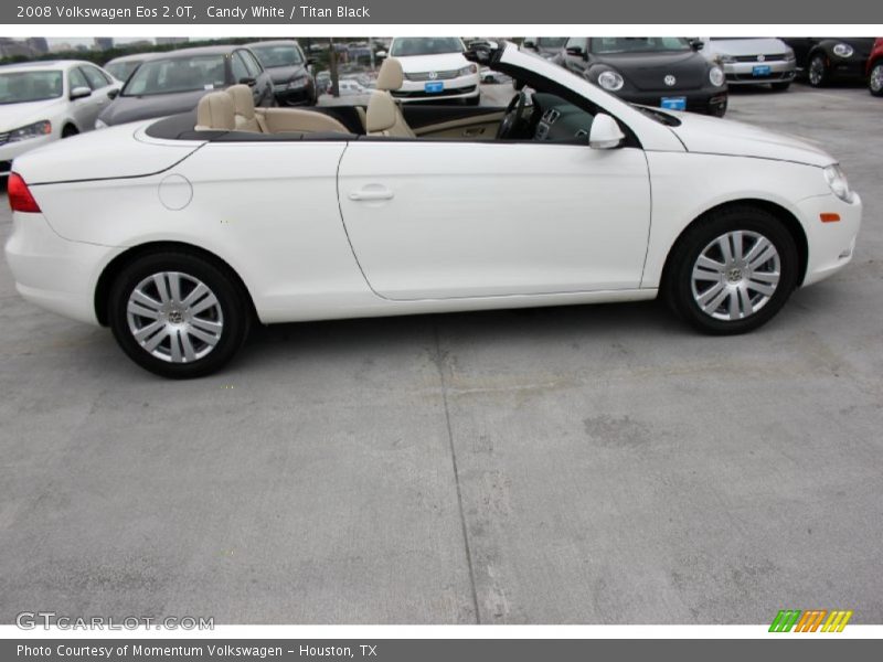 Candy White / Titan Black 2008 Volkswagen Eos 2.0T