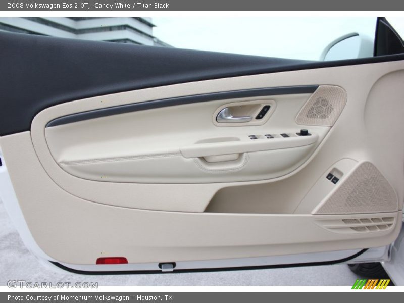 Candy White / Titan Black 2008 Volkswagen Eos 2.0T