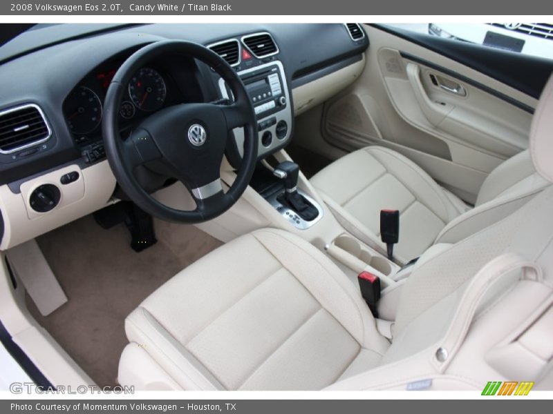 Candy White / Titan Black 2008 Volkswagen Eos 2.0T