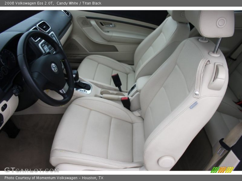 Candy White / Titan Black 2008 Volkswagen Eos 2.0T