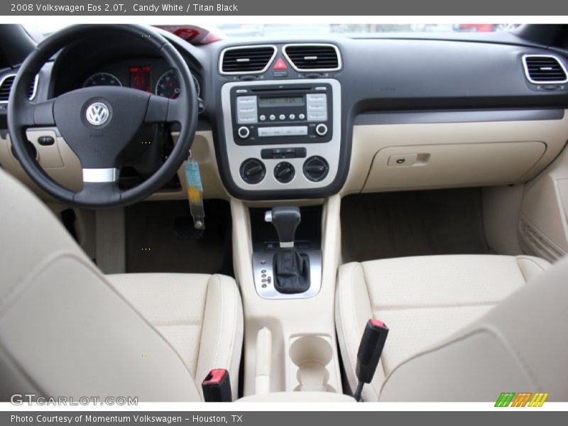 Candy White / Titan Black 2008 Volkswagen Eos 2.0T