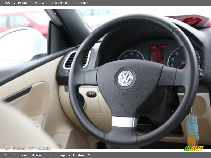 Candy White / Titan Black 2008 Volkswagen Eos 2.0T