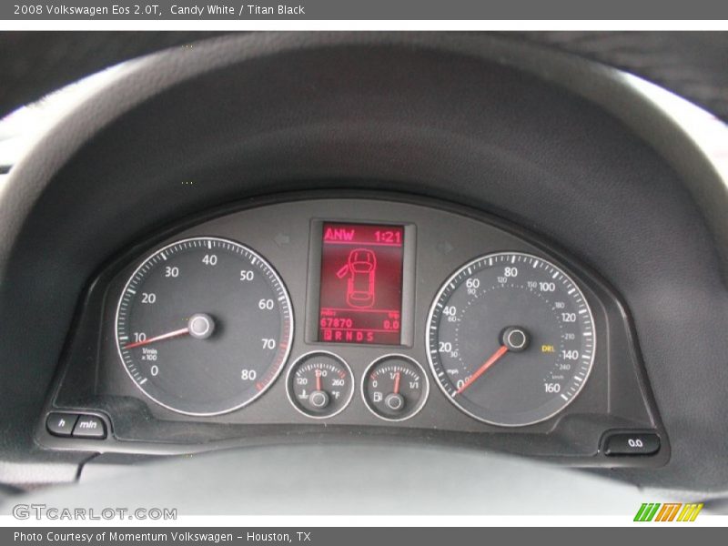 Candy White / Titan Black 2008 Volkswagen Eos 2.0T