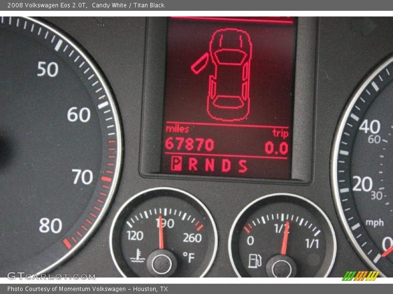 Candy White / Titan Black 2008 Volkswagen Eos 2.0T