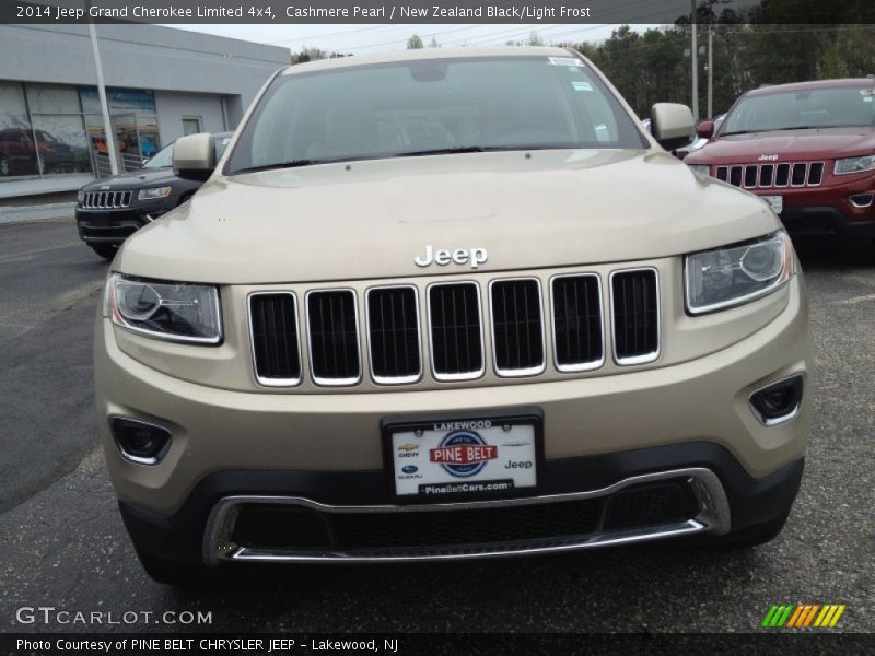 Cashmere Pearl / New Zealand Black/Light Frost 2014 Jeep Grand Cherokee Limited 4x4