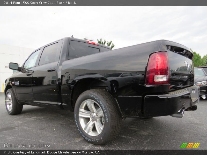 Black / Black 2014 Ram 1500 Sport Crew Cab