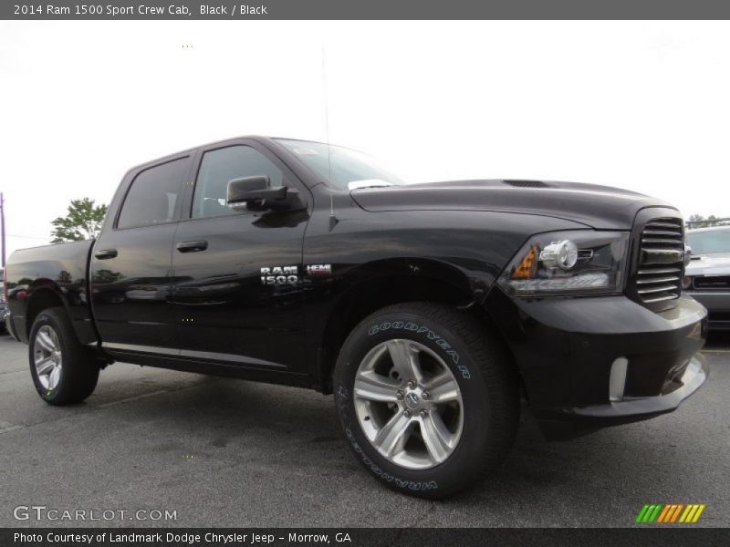 Black / Black 2014 Ram 1500 Sport Crew Cab