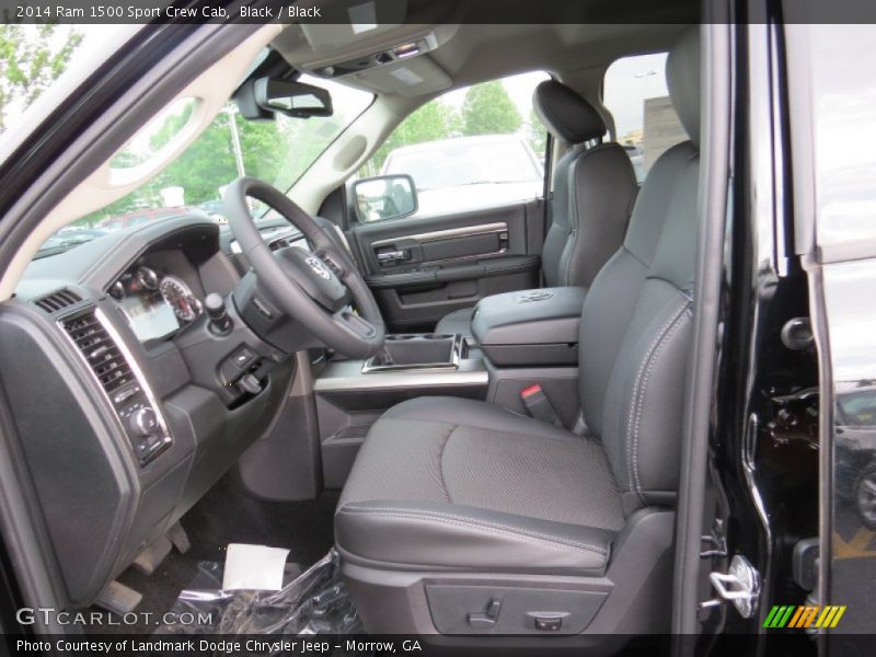 Black / Black 2014 Ram 1500 Sport Crew Cab