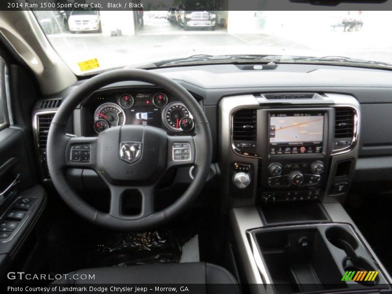 Black / Black 2014 Ram 1500 Sport Crew Cab