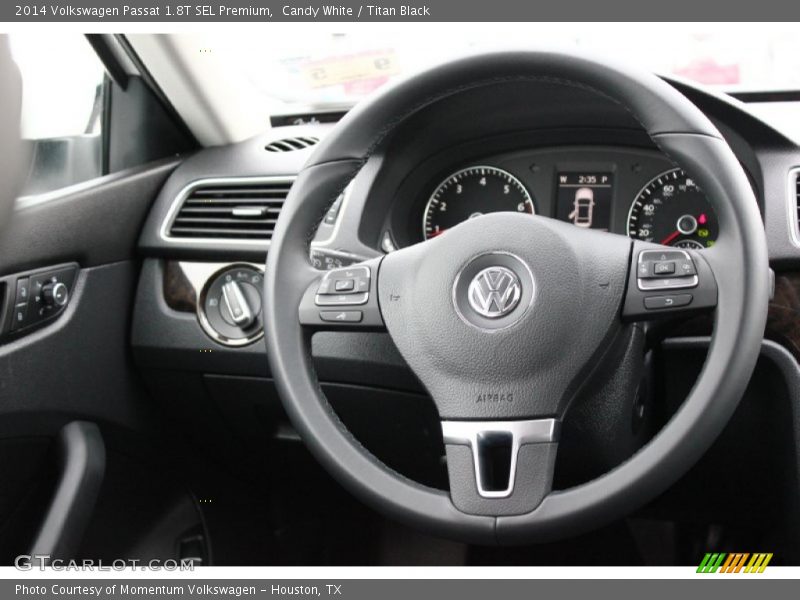 Candy White / Titan Black 2014 Volkswagen Passat 1.8T SEL Premium