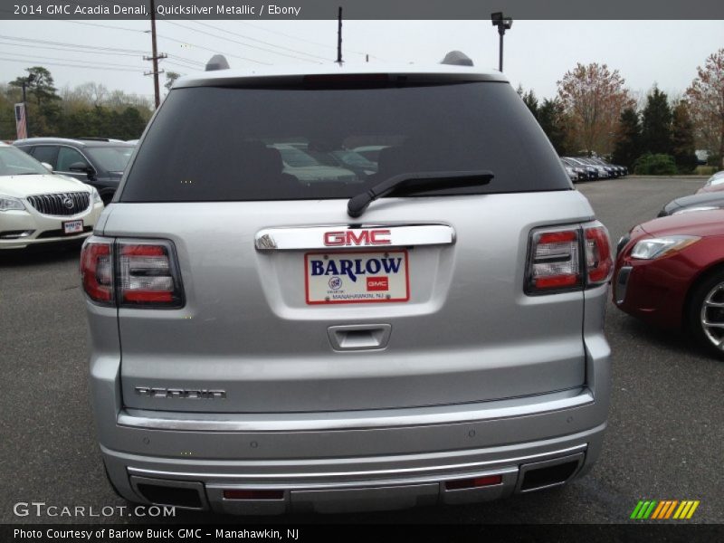 Quicksilver Metallic / Ebony 2014 GMC Acadia Denali