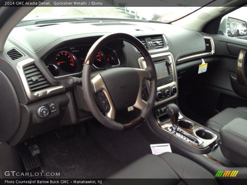 Quicksilver Metallic / Ebony 2014 GMC Acadia Denali