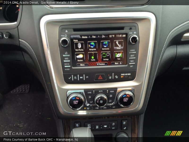 Quicksilver Metallic / Ebony 2014 GMC Acadia Denali