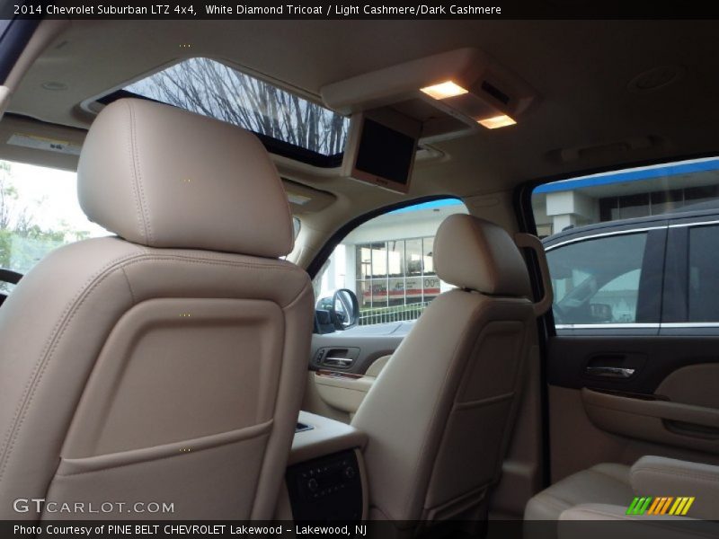 White Diamond Tricoat / Light Cashmere/Dark Cashmere 2014 Chevrolet Suburban LTZ 4x4