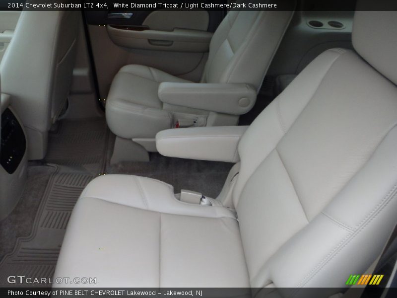 White Diamond Tricoat / Light Cashmere/Dark Cashmere 2014 Chevrolet Suburban LTZ 4x4