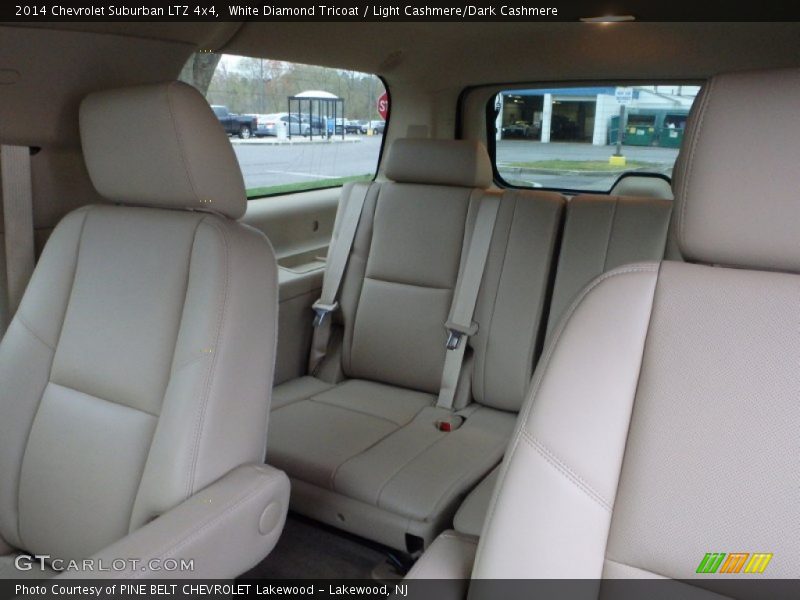 White Diamond Tricoat / Light Cashmere/Dark Cashmere 2014 Chevrolet Suburban LTZ 4x4