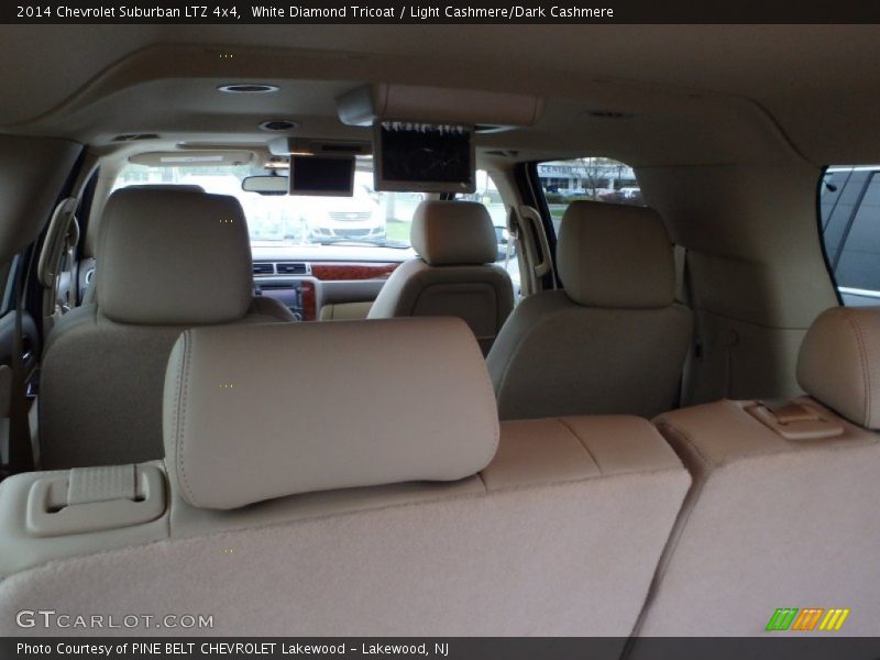 White Diamond Tricoat / Light Cashmere/Dark Cashmere 2014 Chevrolet Suburban LTZ 4x4