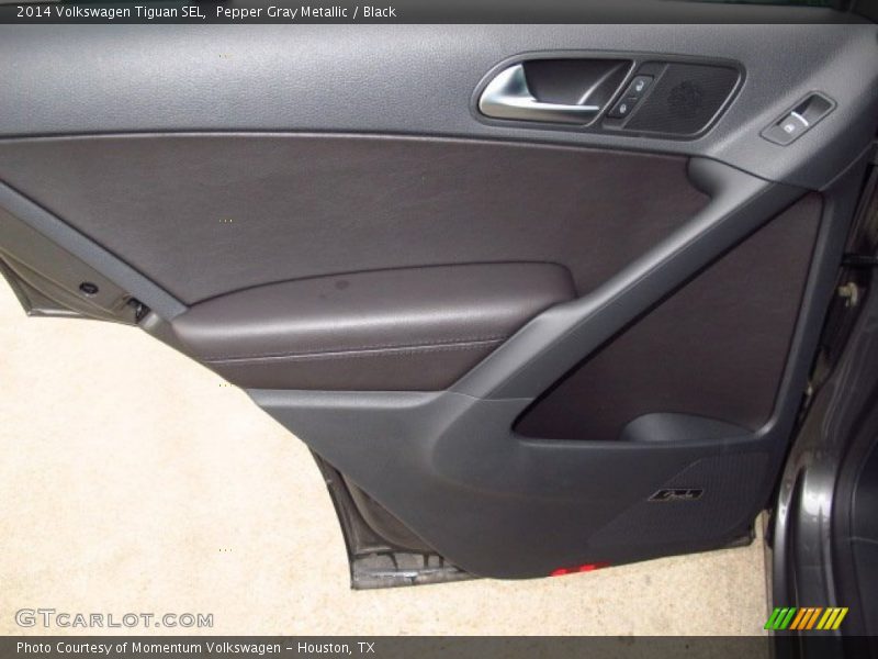 Pepper Gray Metallic / Black 2014 Volkswagen Tiguan SEL