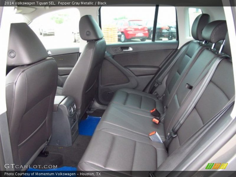 Pepper Gray Metallic / Black 2014 Volkswagen Tiguan SEL